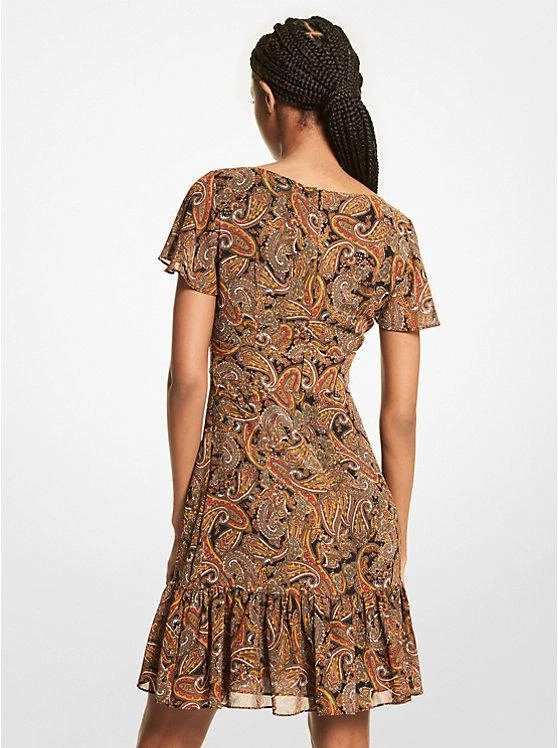 商品Michael Kors|Paisley Georgette Cutout Mini Dress,价格¥345,第2张图片详细描述