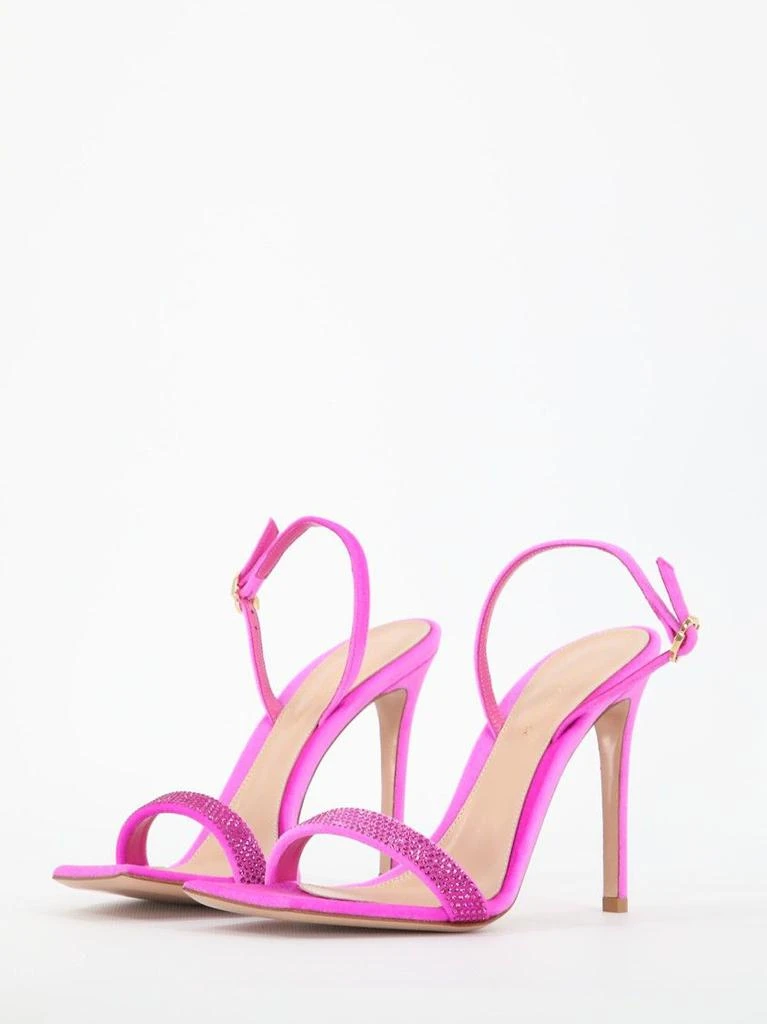 商品Gianvito Rossi|Britney Fuchsia Sandals,价格¥4100,第3张图片详细描述