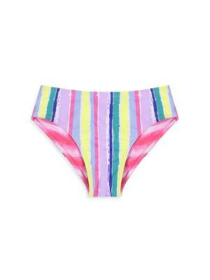 Little Girl's 2-Piece Reversible Tie-Dye Print Swimsuit 商品