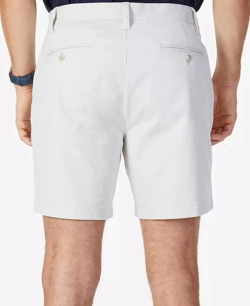 商品Nautica|Men's Classic-Fit Stretch Flat-Front 6" Chino Deck Shorts,价格¥266,第2张图片详细描述