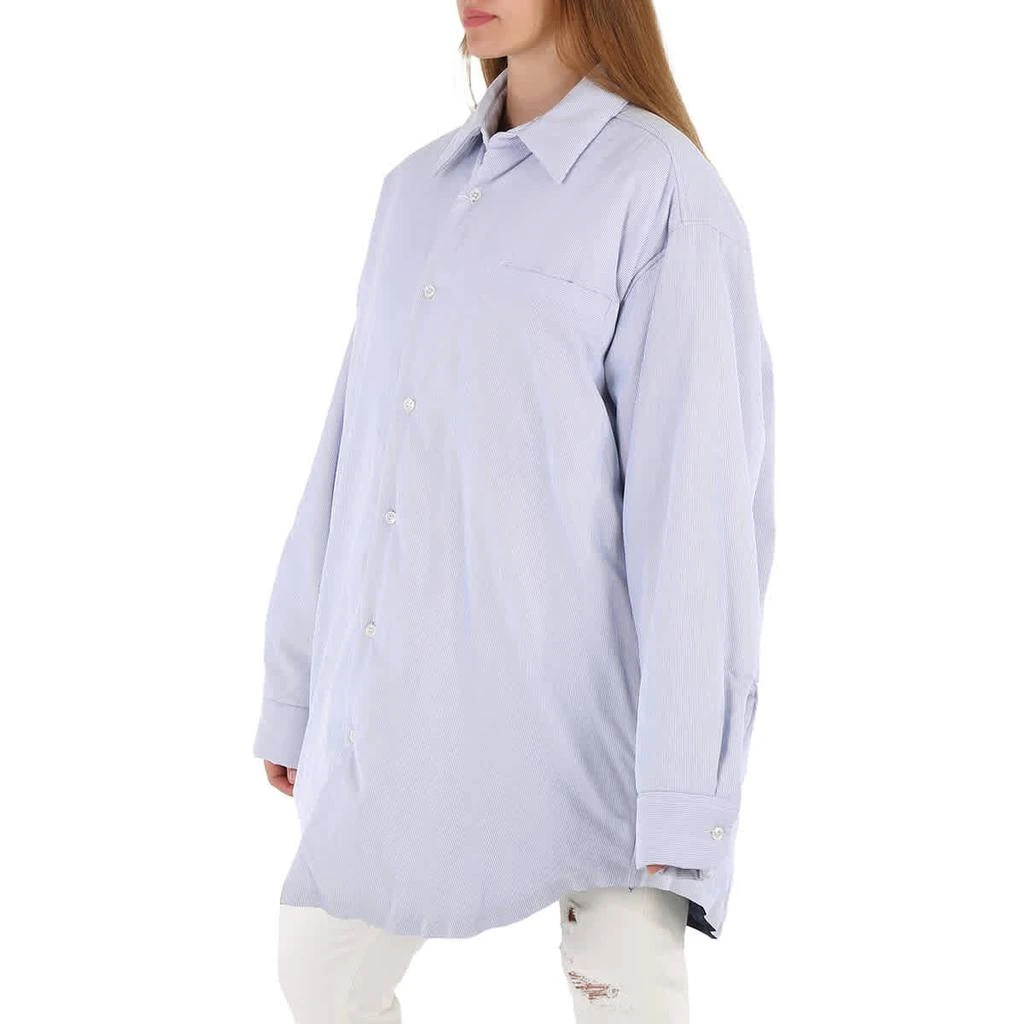 商品MAISON MARGIELA|Maison Margiela Oversized Striped Long Sleeve Cotton Shirt,价格¥2527,第3张图片详细描述