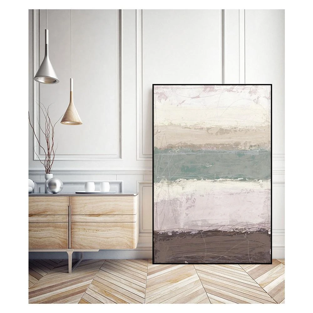 28" x 22" Strata Horizon II Art Block Framed Canvas 商品