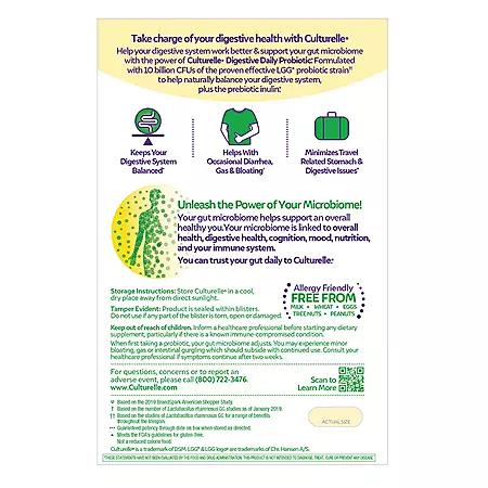 Culturelle Daily Probiotic Supplement Capsules (80 ct.)商品第2张图片规格展示
