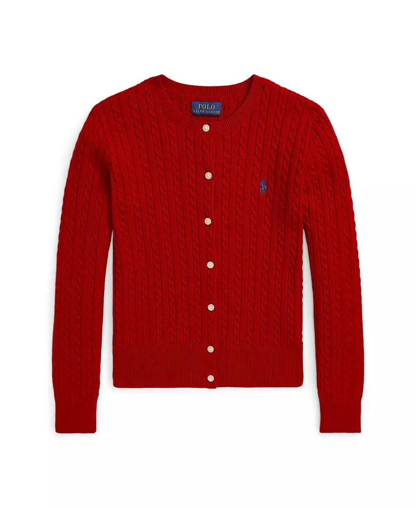 商品Ralph Lauren|大童款 纯棉针织开衫,价格¥177,第1张图片