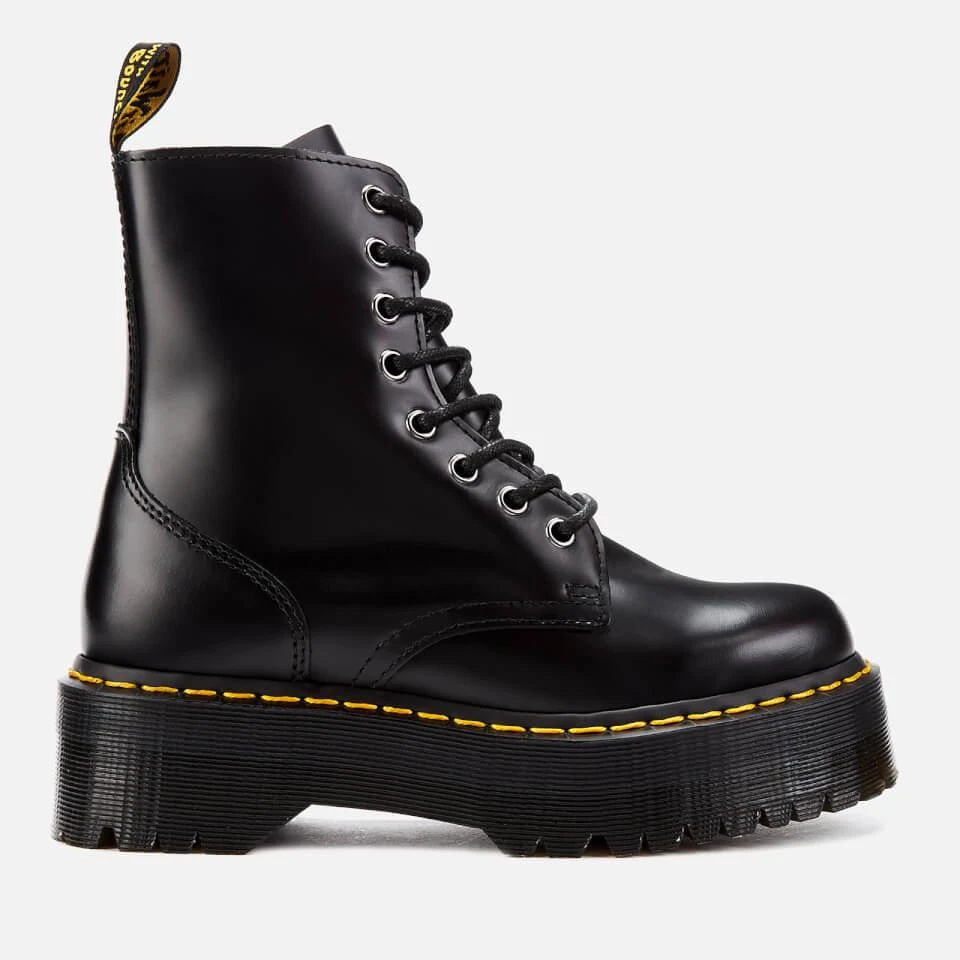 商品Dr. Martens|DR. MARTENS JADON UNISEX SMOOTH LEATHER BOOTS - BLACK,价格¥1957,第1张图片