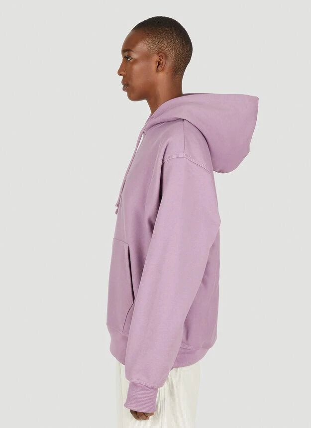 商品STUSSY|Logo Embroidery Hooded Sweatshirt in Purple,价格¥1084,第3张图片详细描述