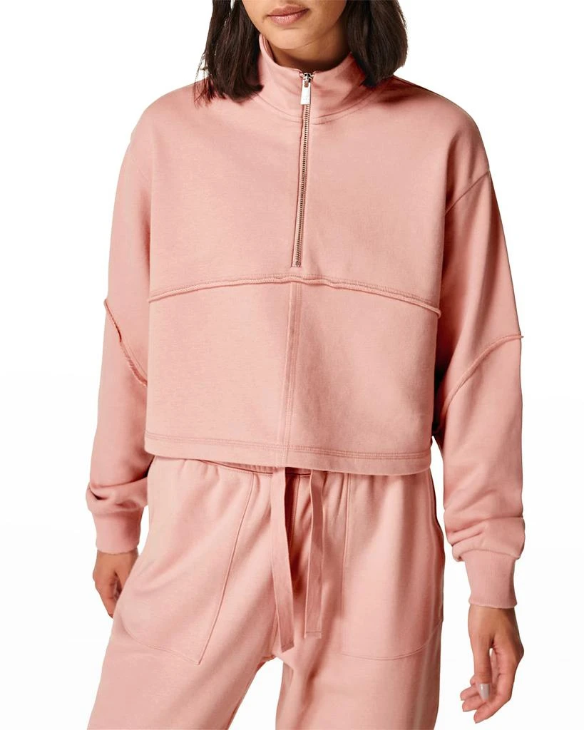 商品SWEATY BETTY|Revive Half-Zip Sweatshirt,价格¥213,第1张图片