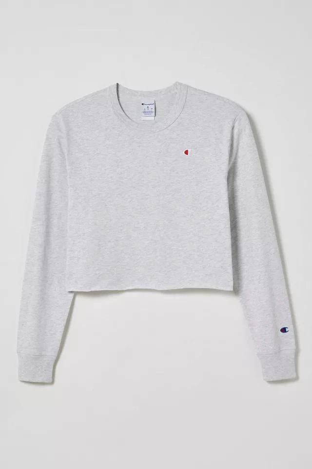 商品CHAMPION|Champion UO Exclusive Cropped Long Sleeve Tee,价格¥336,第1张图片