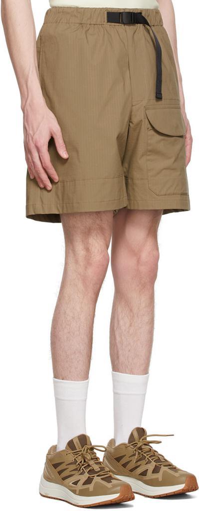 商品DESCENTE|Khaki Cotton Shorts,价格¥1175,第4张图片详细描述
