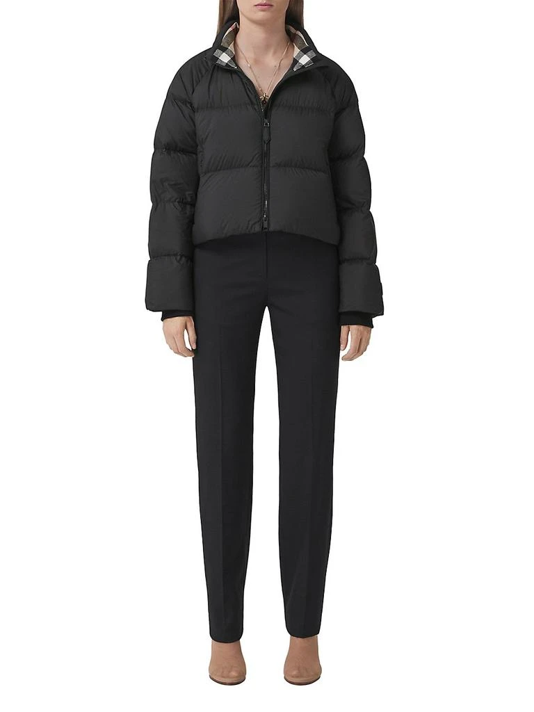 商品Burberry|Alsham Cropped Logo Puffer Jacket,价格¥10869,第2张图片详细描述