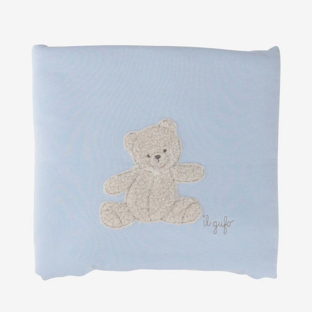 商品IL GUFO|Stretch Cotton Blanket With Bear Pattern,价格¥1187,第1张图片
