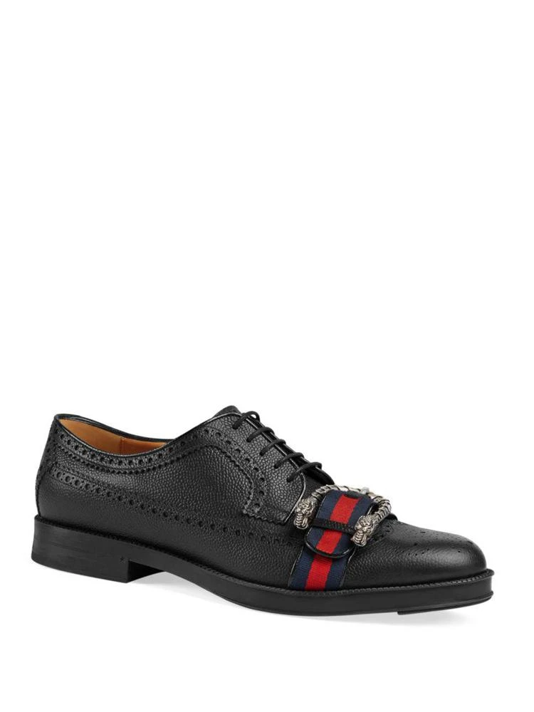 商品Gucci|Beyond Tag Leather Lace-Up Derby,价格¥7044,第1张图片