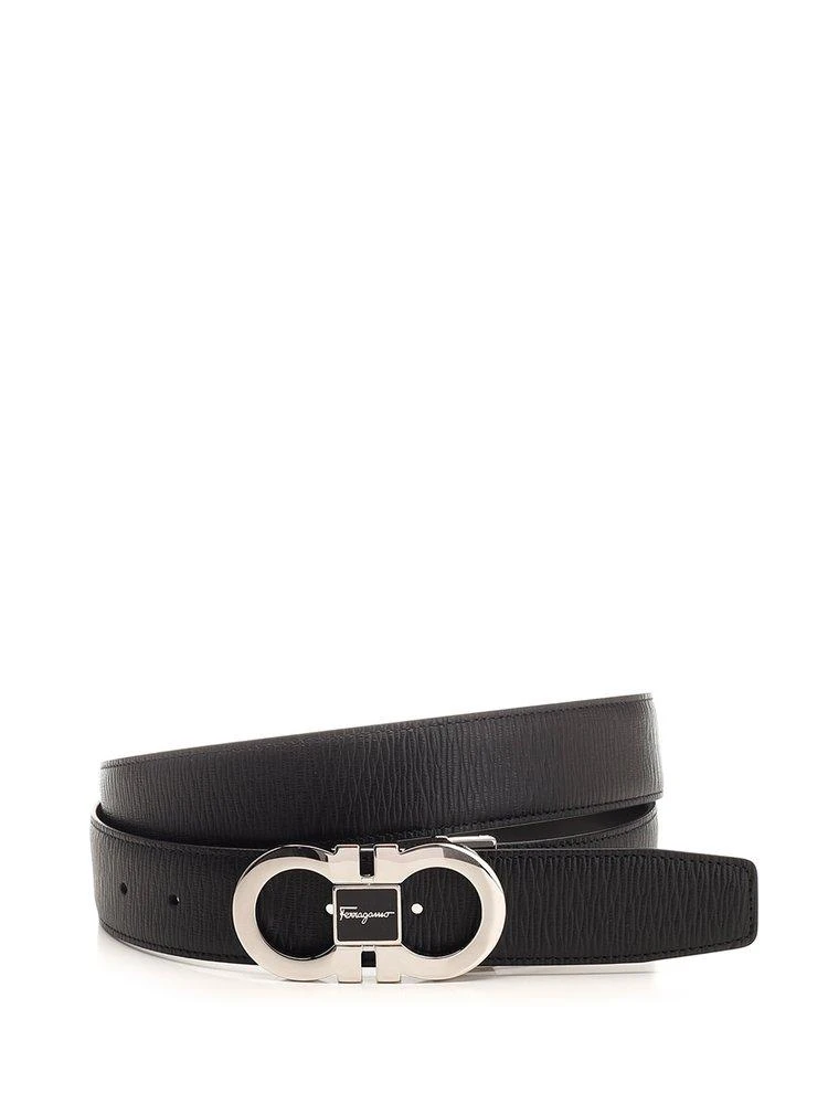 商品Salvatore Ferragamo|Salvatore Ferragamo Logo Plaque Buckle Belt,价格¥2591,第1张图片