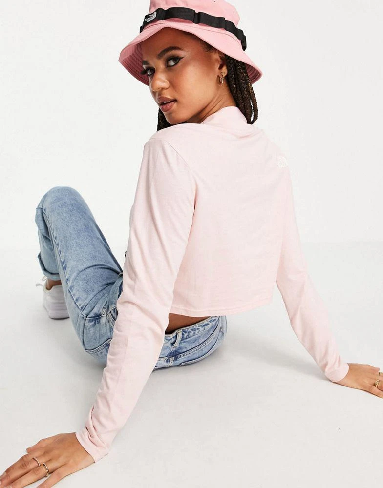 商品The North Face|The North Face Nekku long sleeve t-shirt in pink Exclusive at ASOS,价格¥186,第2张图片详细描述
