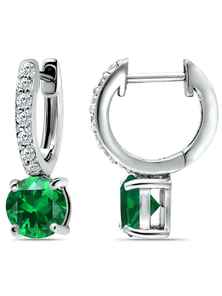 商品Lord & Taylor Jewelry|Cubic Zirconia Huggie Drop Earrings,价格¥220,第1张图片