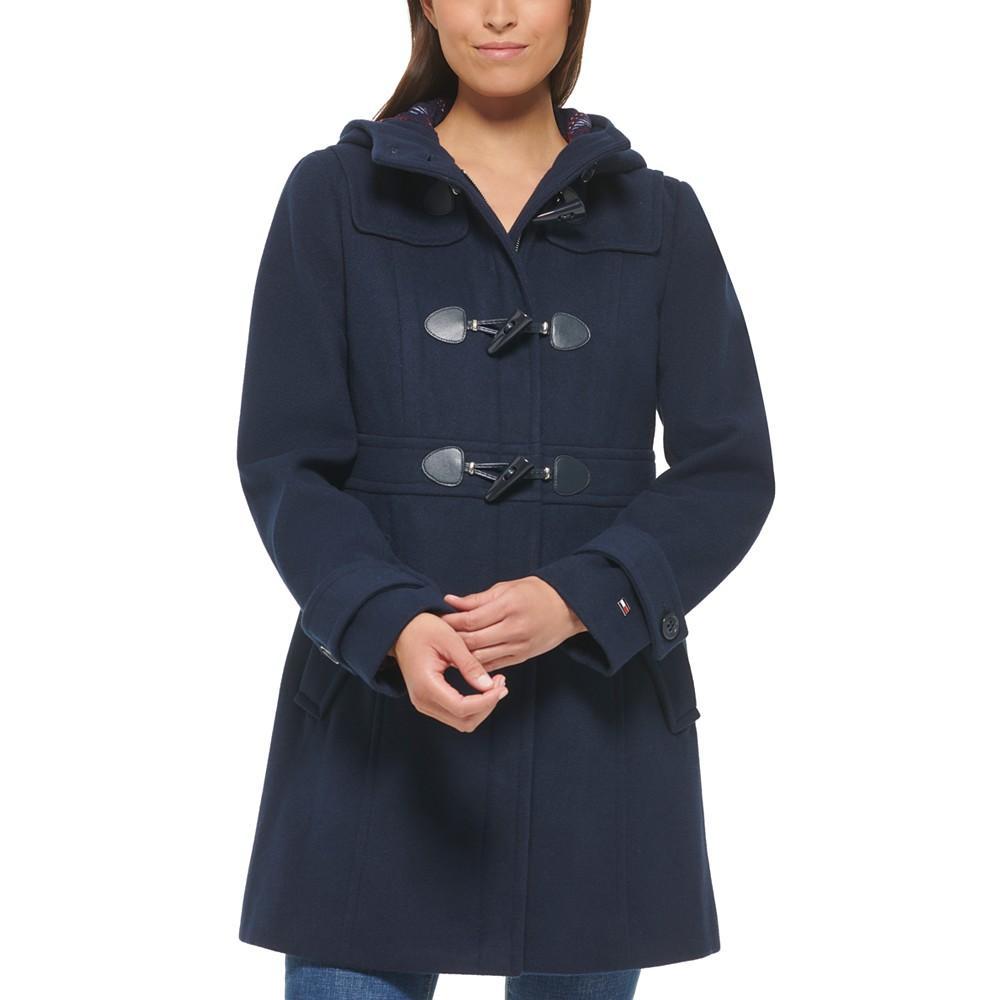 商品Tommy Hilfiger|Women's Hooded Toggle Walker Coat, Created for Macy's,价格¥1118,第1张图片
