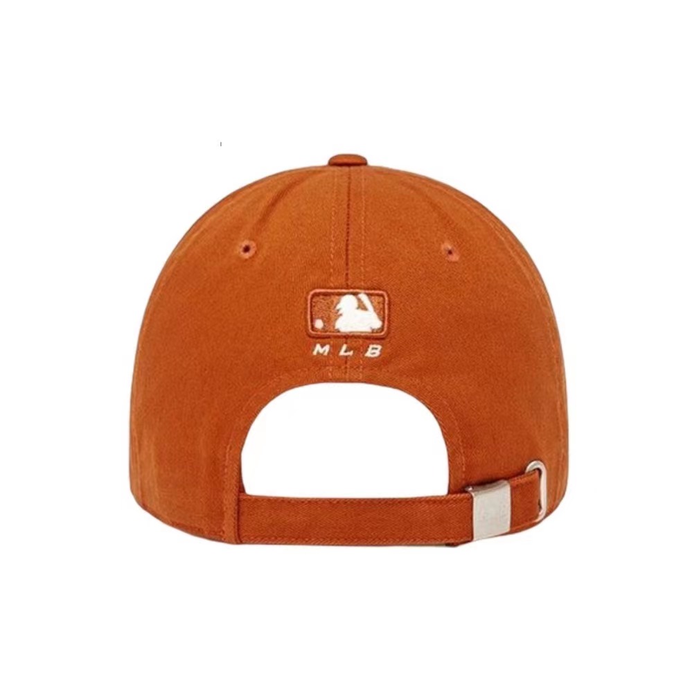 【享贝家】MLB 波士顿红袜队刺绣Logo鸭舌帽 男女同款 橙色 3ACP6601N-43BRS-FREE商品第5张图片规格展示