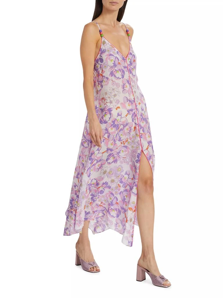 商品Poupette St Barth|Bessie Long Floral Slip Dress,价格¥1044,第4张图片详细描述