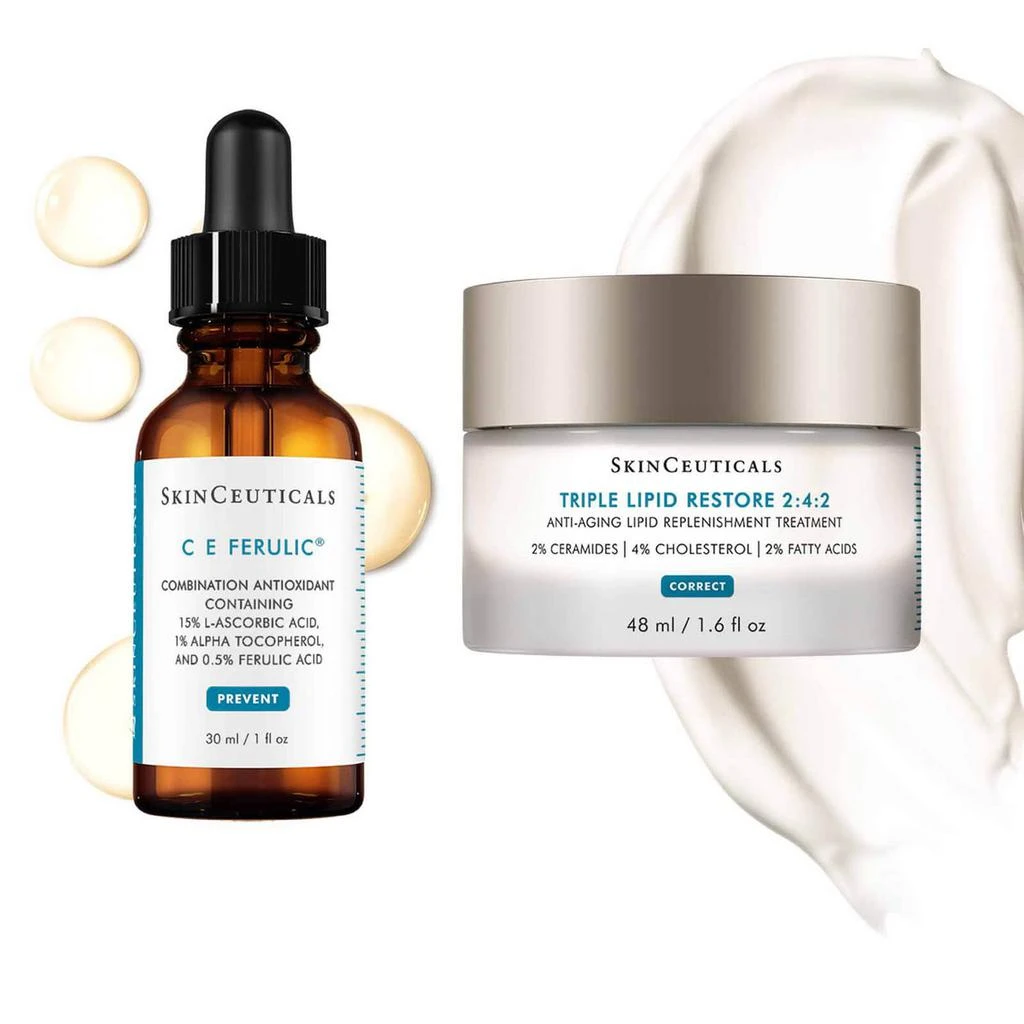 商品SkinCeuticals|SkinCeuticals Anti-Aging Radiance Duo with C E Ferulic Vitamin C ($332 Value),价格¥2371,第2张图片详细描述