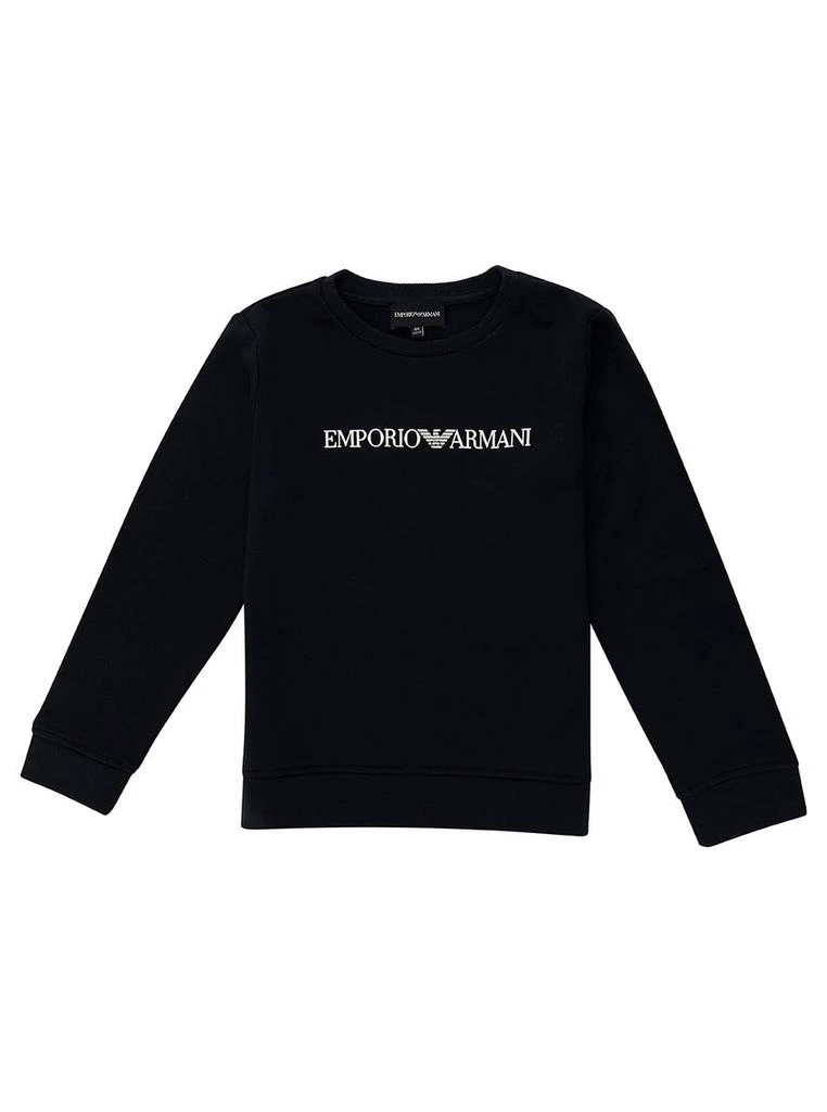 商品Emporio Armani|Emporio Armani Kids Sweatshirt With Logo Print,价格¥975,第1张图片