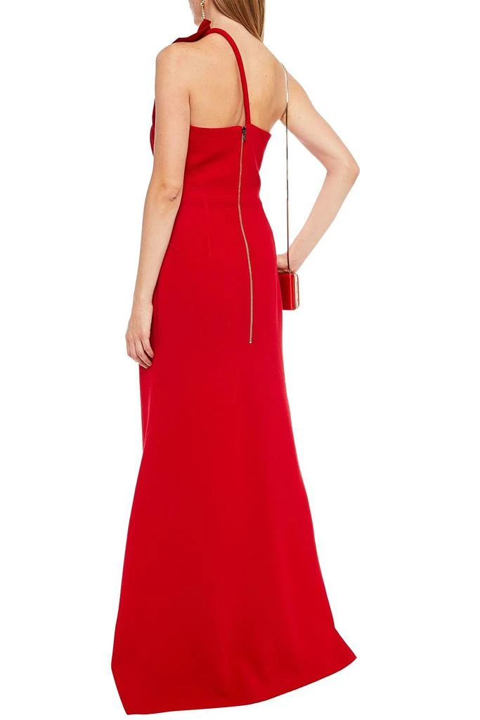 商品ROLAND MOURET|Gosford one-shoulder knotted wool-crepe gown,价格¥7494,第1张图片