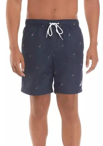 商品Nautica|Pride Print Swim Trunks,价格¥136,第1张图片