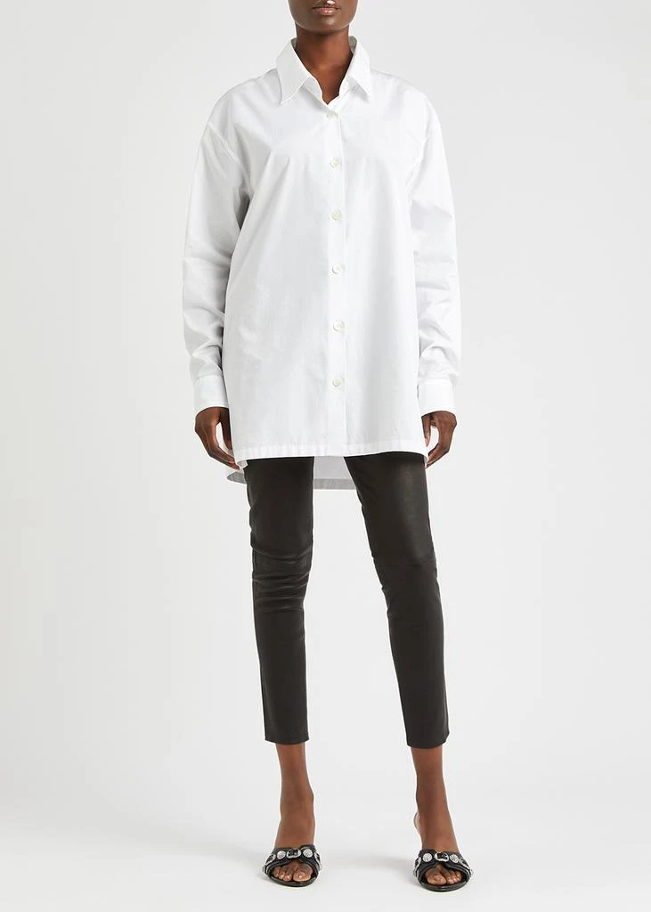 商品AMIRI|Black panelled leather skinny jeans,价格¥8415,第4张图片详细描述