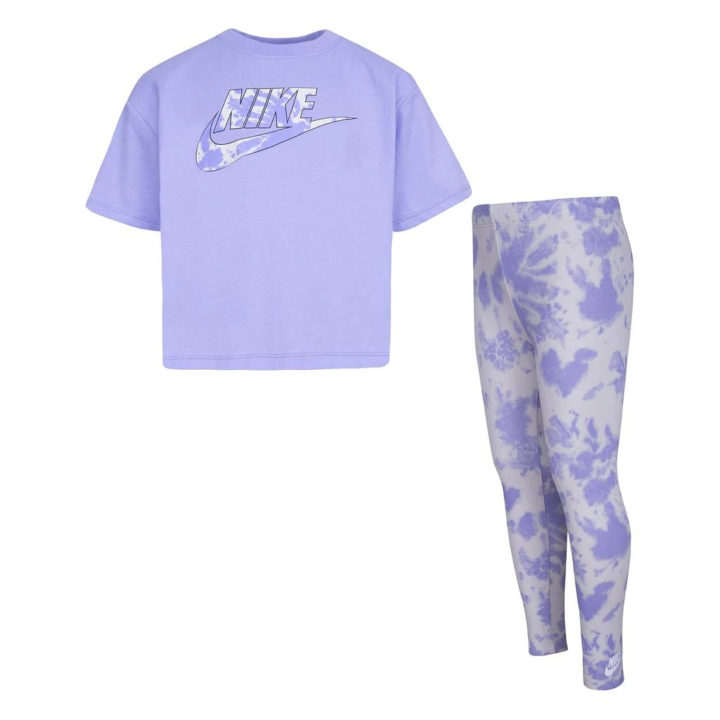 商品NIKE|Cloud Wash Leggings Set (Toddler/Little Kids),价格¥231,第1张图片