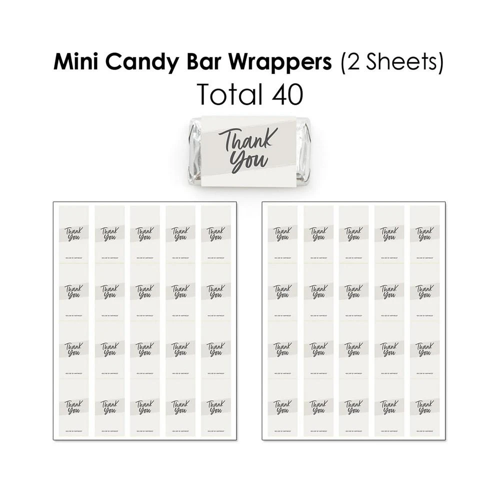 商品Big Dot of Happiness|Champagne Elegantly Simple - Guest Party Favors Candy Favor Sticker Kit - 304 Pc,价格¥150,第3张图片详细描述