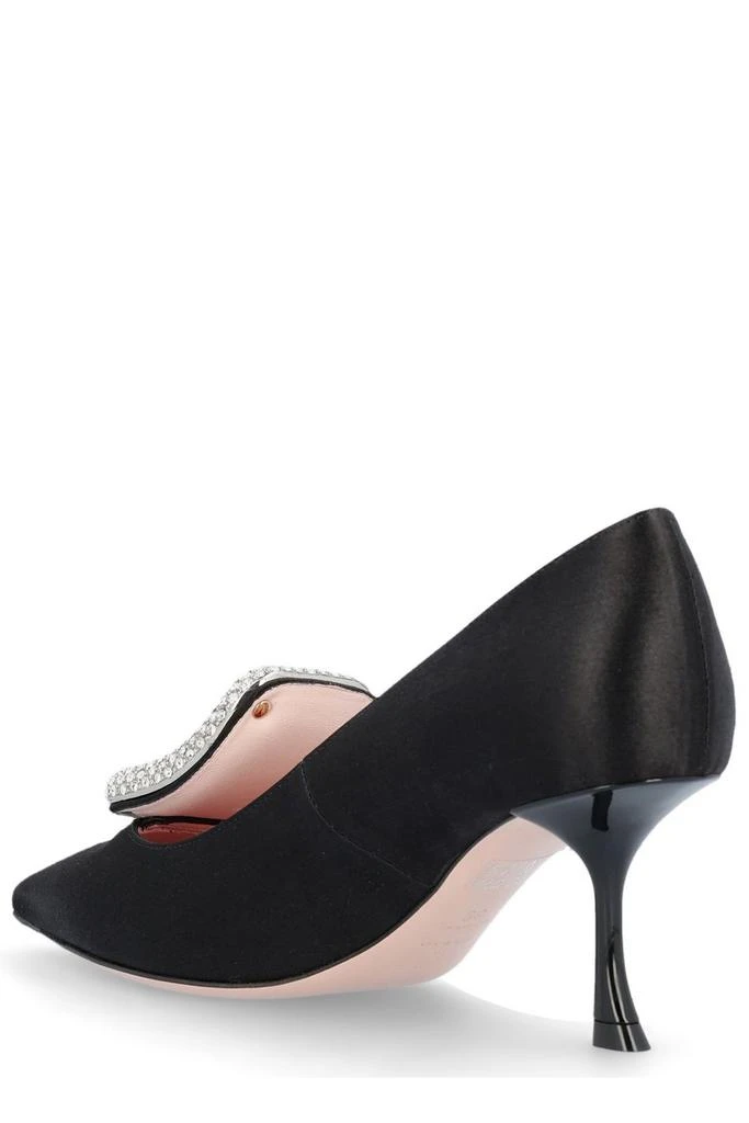 商品Roger Vivier|Roger Vivier Viv' Choc Buckle Pointed Toe Pumps,价格¥9714,第3张图片详细描述