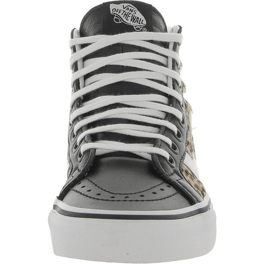 商品Vans|Sk8-Hi Reissue Womens Leather Animal Print High-Top Sneakers,价格¥243,第2张图片详细描述