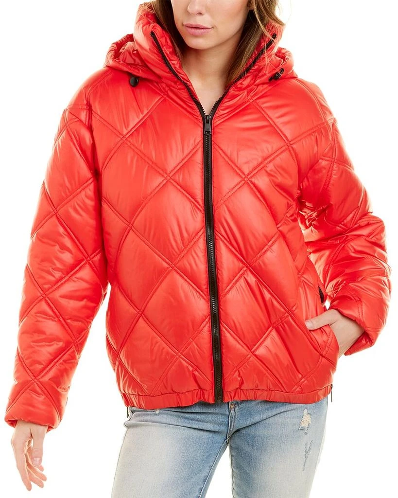 商品Kenneth Cole|Kenneth Cole Cire Short Puffer Coat,价格¥355,第3张图片详细描述