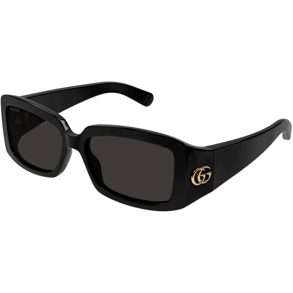 商品Gucci|Gucci Women's Sunglasses - Black Injected Plastic Rectangular Frame | GG1403SK 001,价格¥1440,第1张图片