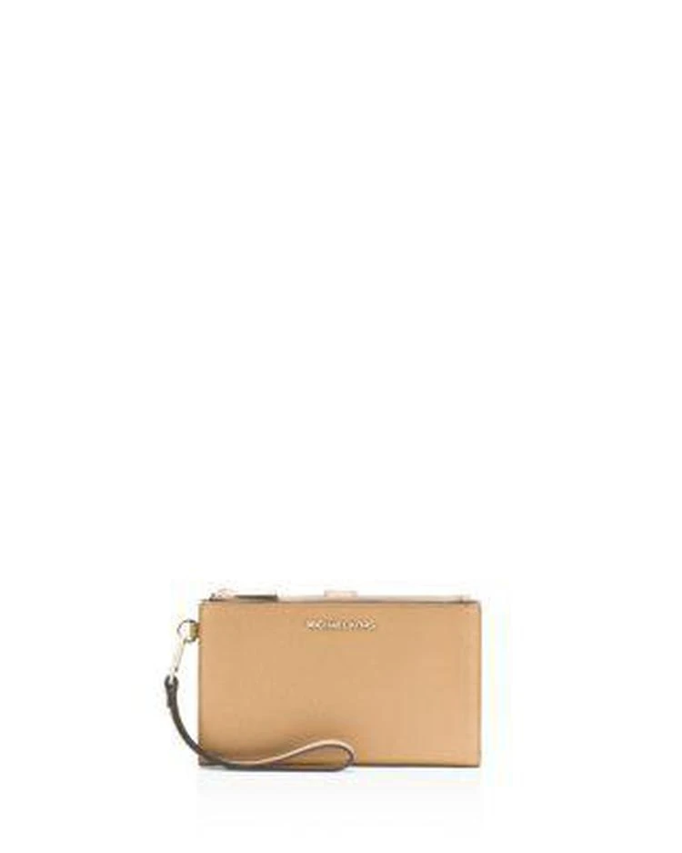 商品Michael Kors|Double Zip Leather Smartphone Wristlet,价格¥361,第1张图片