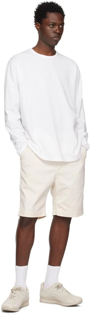 商品Nanamica|White Crewneck Long Sleeve T-Shirt,价格¥528,第4张图片详细描述