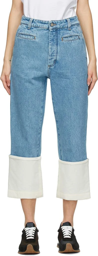 商品Loewe|Indigo Fisherman Jeans,价格¥6489,第1张图片