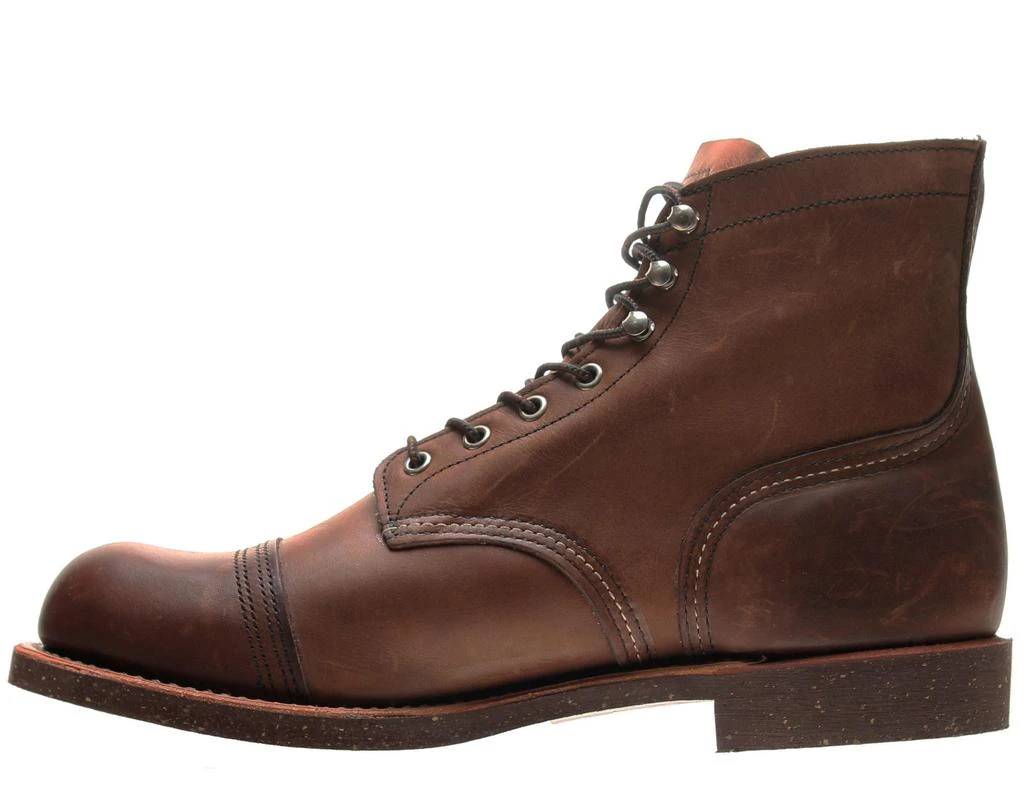 商品Red Wing|Heritage 8111 Iron Ranger 6-Inch Cap Toe Amber Men's Boots 08111,价格¥2738,第3张图片详细描述