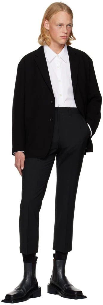 商品n.hoolywood|Black Notched Lapel Blazer,价格¥1857,第4张图片详细描述