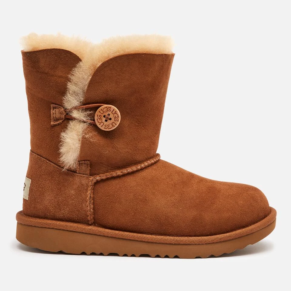 商品UGG|UGG KIDS' BAILEY BUTTON II BOOTS - CHESTNUT,价格¥510,第1张图片