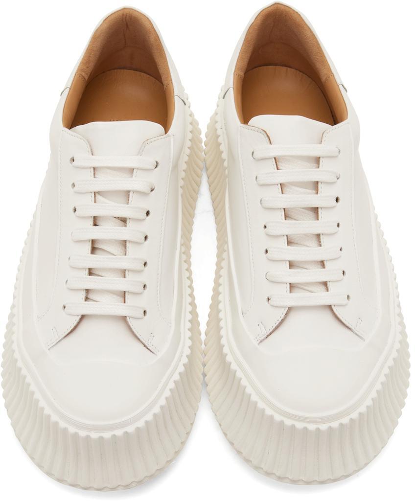 商品Jil Sander|Off-White Agnellato Oversize Sole Sneaker,价格¥5430,第7张图片详细描述