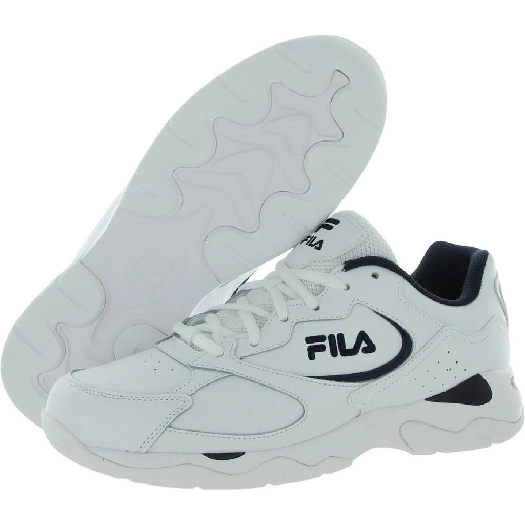 商品Fila|Fila Mens Tri Runner Leather Lace Up Casual and Fashion Sneakers,价格¥195,第4张图片详细描述