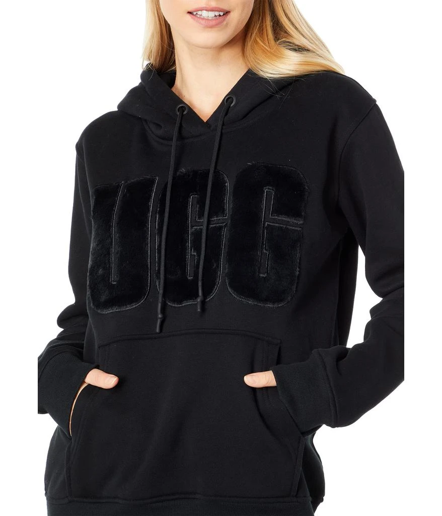 商品UGG|Rey Fuzzy Logo Hoodie,价格¥733,第3张图片详细描述