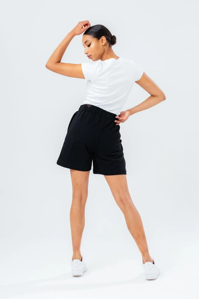 商品HYPE WOMENS|HYPE WOMENS BLACK REVERSE LOOP BACK SHORTS,价格¥94,第3张图片详细描述