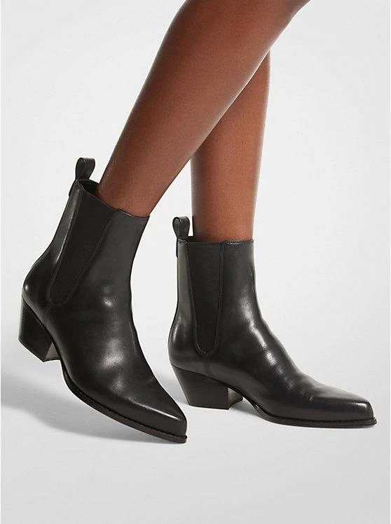 商品Michael Kors|Kinlee Leather Ankle Boot,价格¥490,第5张图片详细描述