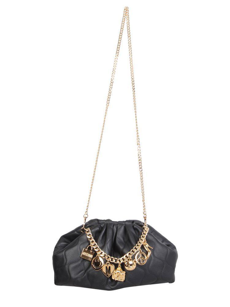 商品Moschino|Moschino Chain Embellished Clutch Bag,价格¥4677,第1张图片