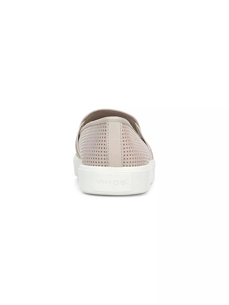 商品Vince|Blair Perforated Leather Slip-On Sneakers,价格¥855,第3张图片详细描述