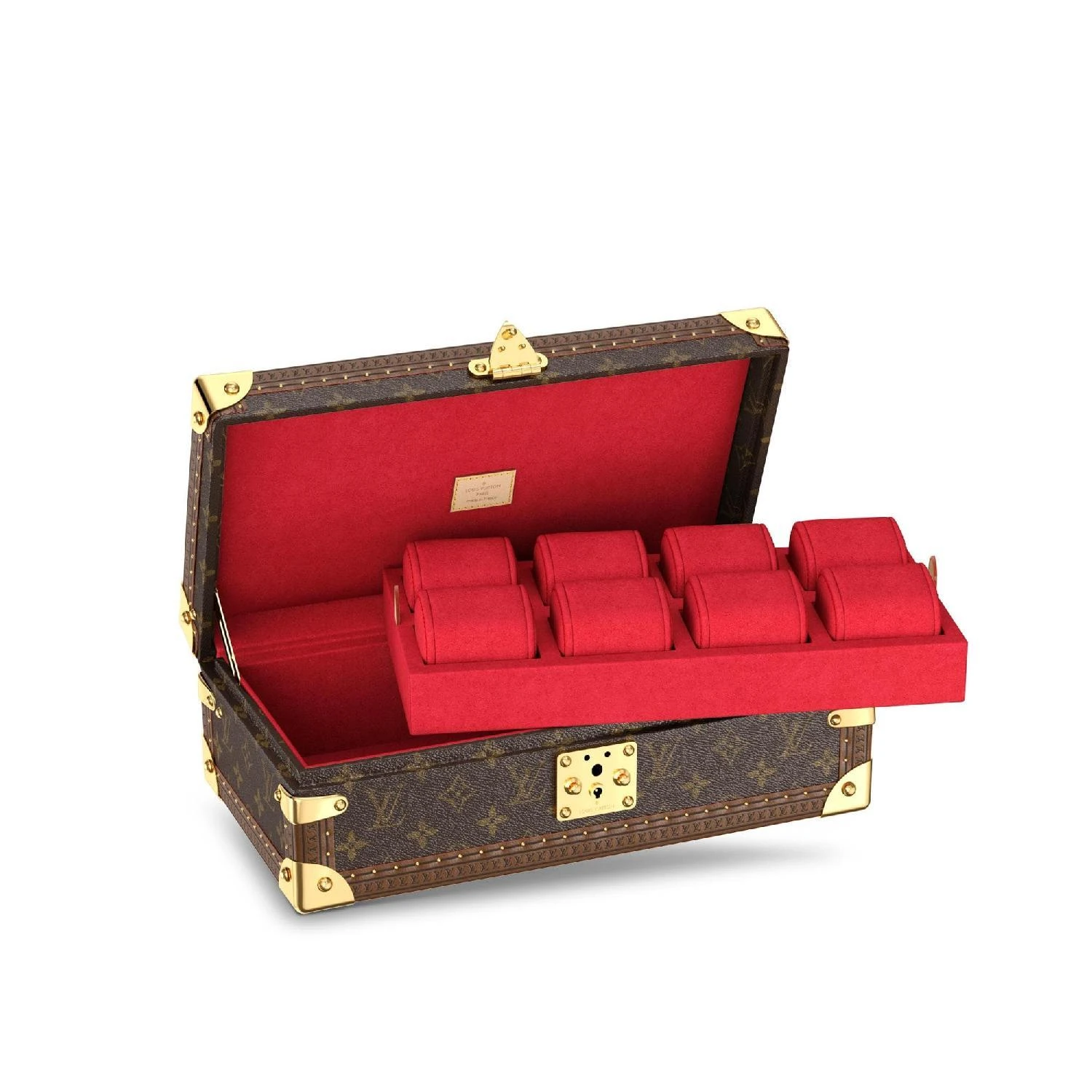 商品Louis Vuitton|【预售】 LV路易威登 24秋冬 男士 家居用品 COFFRET 8只装腕表箱 M20039,价格¥68299,第1张图片