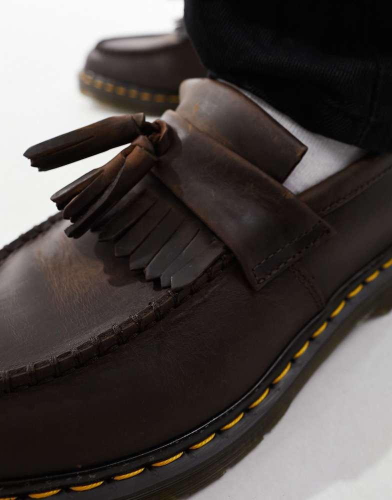 Dr. Martens Dr Martens unisex Adrian tassel loafers in dark  display picture 3