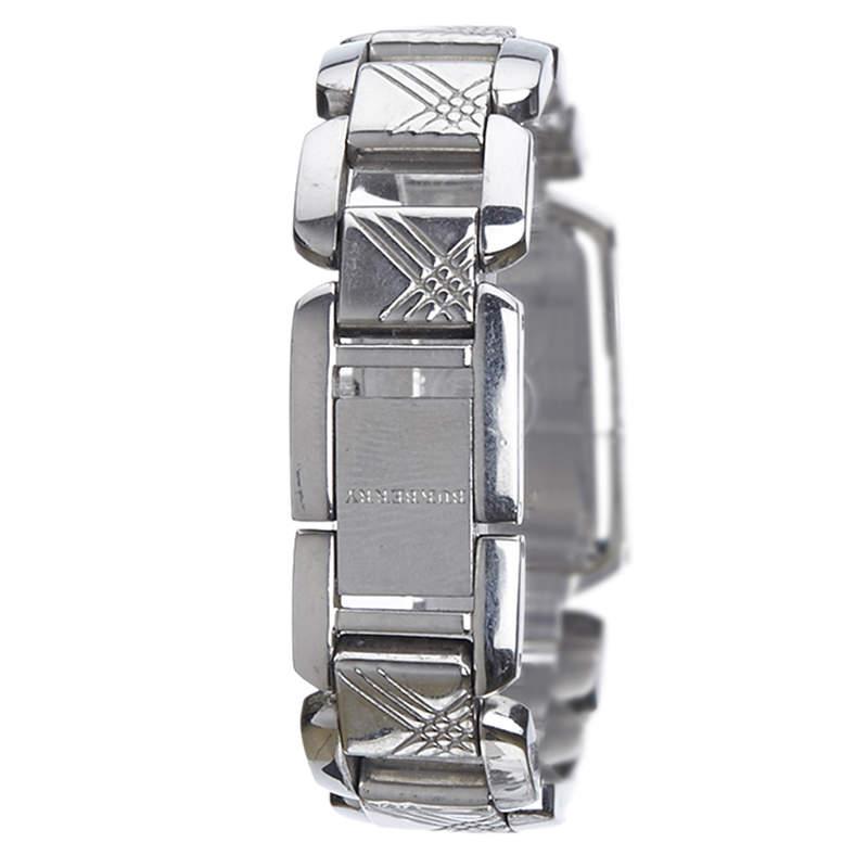 Burberry Silver Stainless Steel Signature BU4212 Women's Wristwatch 18MM商品第4张图片规格展示