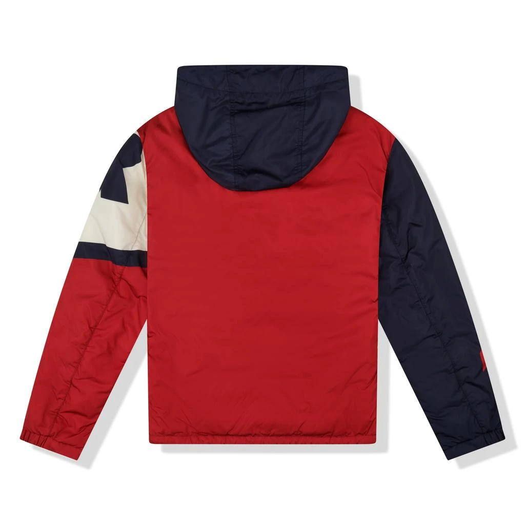商品Moncler|Moncler Logo Hooded Navy Red White Jacket,价格¥8238,第2张图片详细描述